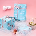 thumbnail image 3 of Unicorn Wrapping Paper Roll - Mini Roll - Unicorn/ Rainbow/Cloud Print for Birthday, Baby Shower - 17 x 120 inches - 3 Rolls (42.5 sq.ft.ttl.), 3 of 7