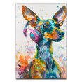 thumbnail image 3 of Italian Greyhound Dog Painting Pictures Wall Decor Framed Canvas Prints Modern Gifts for Man Artwork Home Decor for Bedroom Living Room Office, 3 of 5