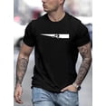thumbnail image 1 of Men's Casual Panda Eye Print T-Shirt - Crew Neck, Short Sleeve, 100% Cotton, Machine Washable Tee For Adult, Men, Women, Teen, Teenager, Adolescent, Youth, 1 of 4