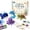 Ocean Friends 3D Beaded Animal Craft Kit, variant on Tiny Beaded World 3D DIY Collection, Petite 3D Beaded Animal Craft Kit and Instructions, Cute 4-Pack DIY Animals Beading Set, Mini Beaded Animals Jewelry Art Craft Set (Veteran Hero)