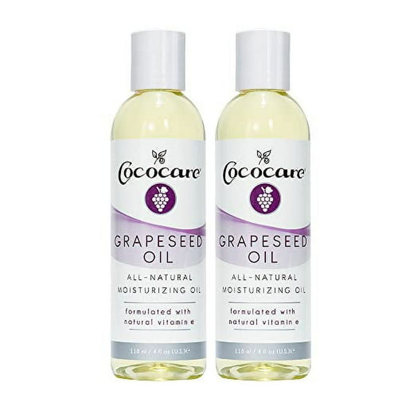 Cococare Natural Oil, Grapeseed, 4 Oz