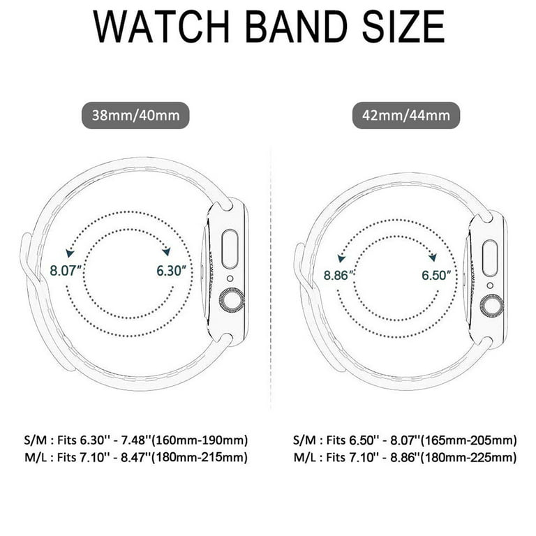  EEOM for Apple Watch Band 40mm 44mm 42mm 38mm Women Watch Band  7 6 5 4 3 2 1 Series (Color : 145, Size : 42mm 44mm) : Cell Phones &  Accessories