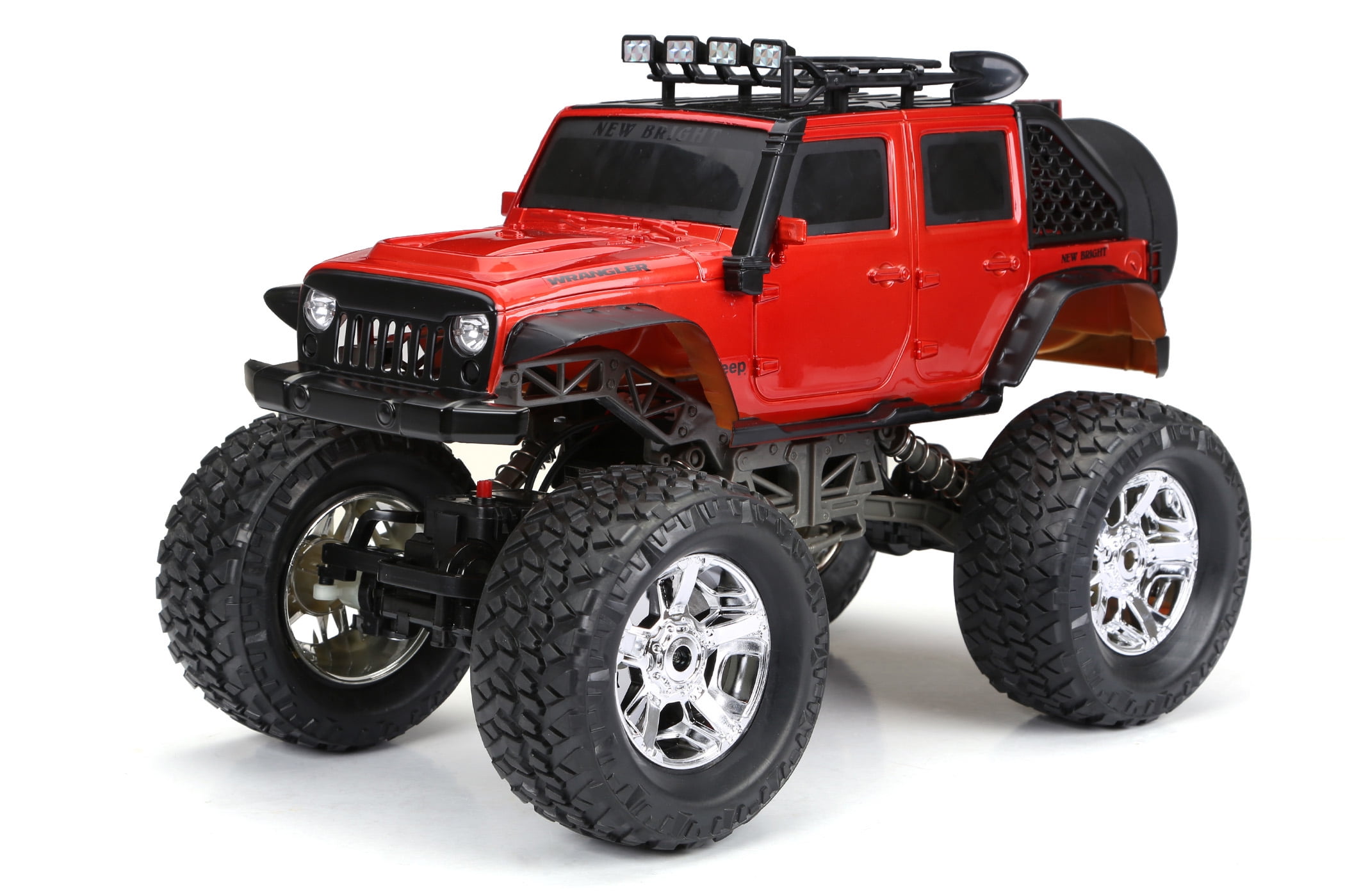 Jeep full radio control Off Road Safari Red Car lights by Blue Hat New in box 