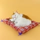 thumbnail image 3 of Ofertas de liquidación navideña de hoksml Juguetes antiestrés Regalo de Navidad Simulación de gato Animales de peluche Juguete Will Call con tapete de tela Gato durmiente Muñeco de peluche Regalos, 3 of 3