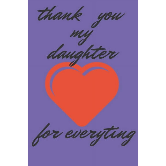 thank you my daughter (Paperback)