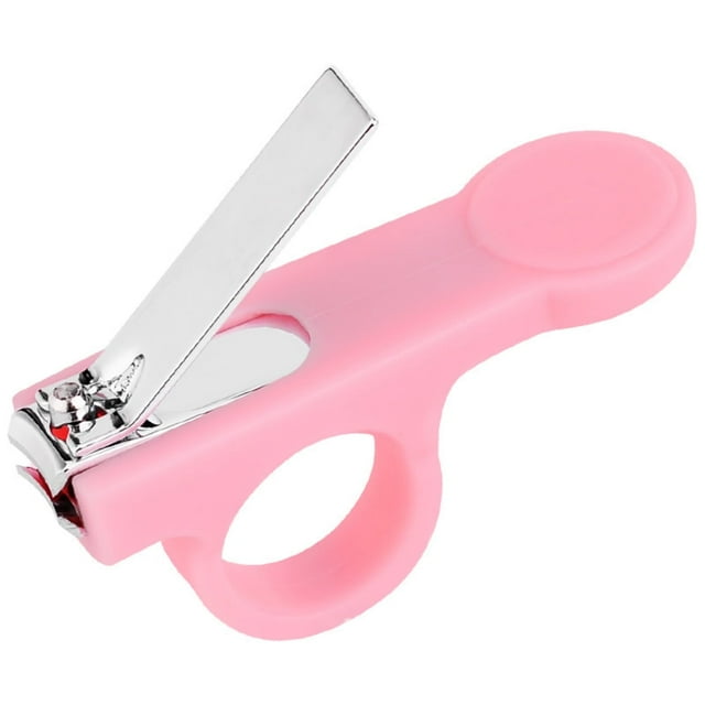 YOPTOP 1pc Mini Baby Nail Scissors babys care products Practical Clipper Trimmer Daily Shear Manicure,Pink