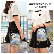 Women's Crossbody Handbags Shoulder Handbag Multi Pocket Crossbody Bag Cartoon-style Retro Bus