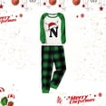 thumbnail image 2 of Fgnfyis Christmas Pajamas for Family Deer Horn Christmas Hat Letter Print Long Sleeve Pajamas Set Nightwear, 2 of 5