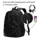 thumbnail image 2 of Balery Black Marble Texture Abstract Mochila con carga USB para hombre y mujer - Mochila impermeable y antirrobo para laptop con puerto USB para viajes, trabajo, 2 of 7