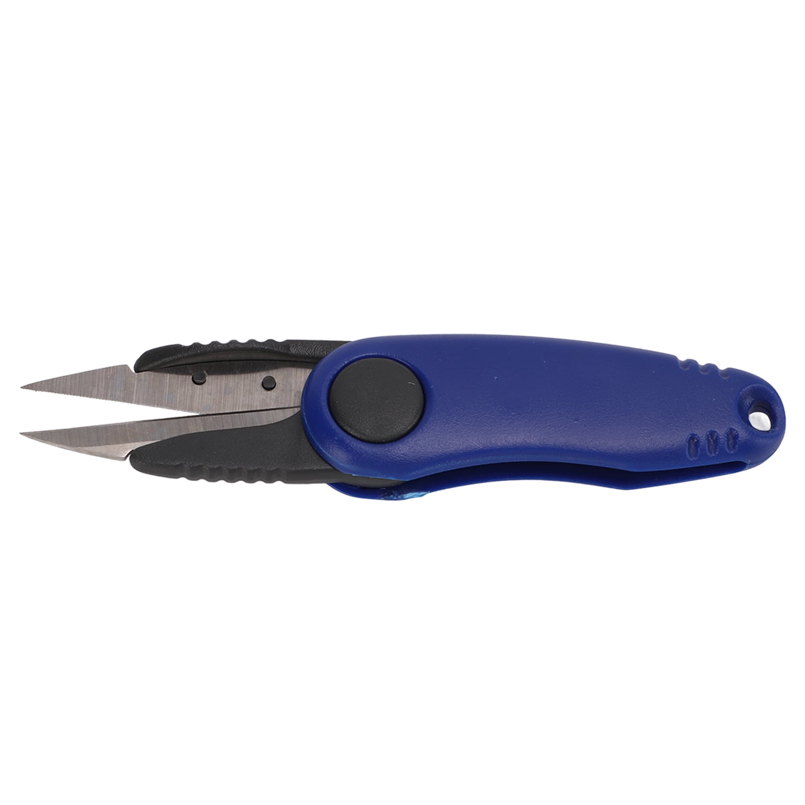 FOLDABLE FISHING SCISSORS BLUE STAINLESS STEEL