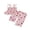 Pink, variant on Little Girl 6M 12M 18M 24M 2T 3T 4T 5T 6T 4th of July Outfit American Flag Star Tie Shoulder Smocked Babydoll Tops and Wide Leg Pants 2 Piece Summer Set
