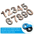 thumbnail image 4 of Uxcell House Numbers 3D Mailbox Numbers 0-9 for Outside, 20Pcs Numbers , Bronze, 4 of 6