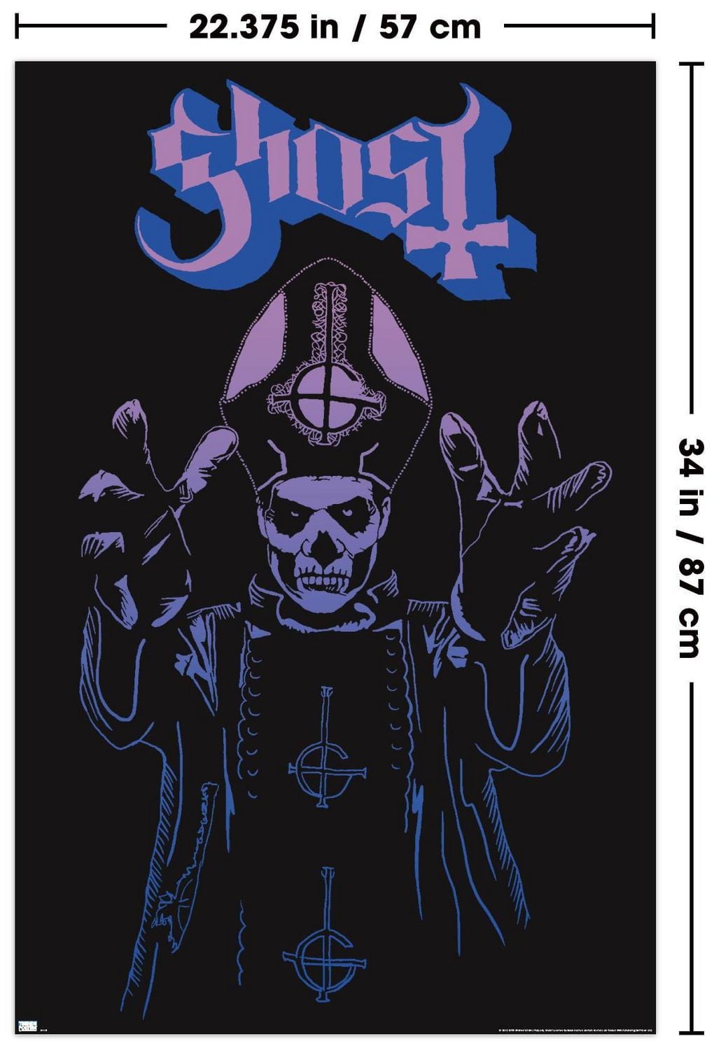 Ghost - Wrath Wall Poster, 22.375" x 34"
