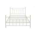 thumbnail image 4 of DHP Manila Metal Platform Bed with Adjustable Height, Queen, White, 4 of 20