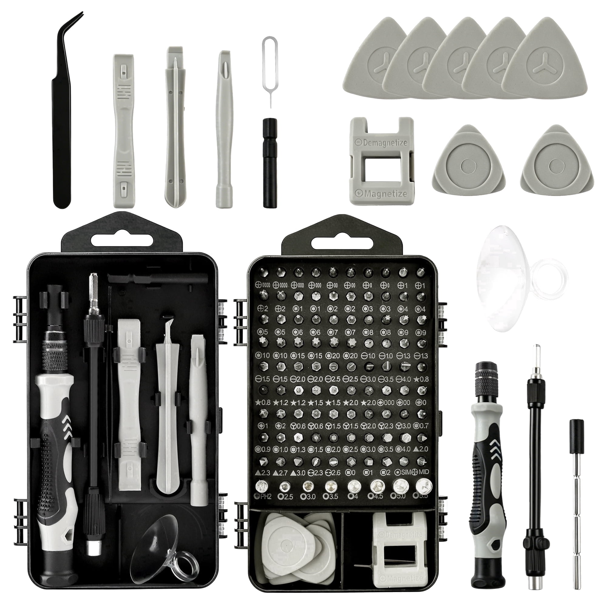 cyrico 115 in 1 Precision Screwdriver Set, Hand Tool Kit for Electronics Repair, Laptop, Watch, Glasses and Mobile Devices, Includes Storage Case
