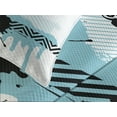 thumbnail image 3 of Ambesonne Grunge Quilted Bedspread Set 3 Pcs, Young Boy Skater Exotic, King Size, Black Pale Blue, 3 of 4