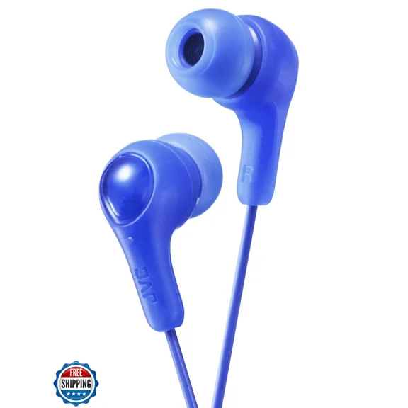RHEA- Jvc Gumy In Ear Earbud Headphones With Paper Package, Powerful Sound, Comfort