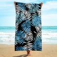 thumbnail image 4 of HBBKVI Tropical Beach Towel 30" × 60", Bath Towels for Pool Beach Travel Camping, Large Absorbent Quick Dry Sand Free Towels, 4 of 7