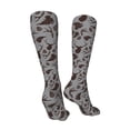 thumbnail image 3 of KLL Brown Moose with Pinecones Print Cool Socks Men's Women's Crew Socks Funny Crazy Novelty Stockings, 3 of 8