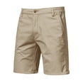 thumbnail image 1 of Men's Casual Fashion Slim Cropped Pants - European Style, Solid Color, Sports Tooling, 1 of 7