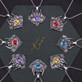 thumbnail image 5 of Türkiye Devil Eye collar Dark Skull Blue Eye colgante joyería Ac Jacmel Jewelry JM, 5 of 5