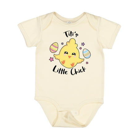 

Inktastic Happy Easter Titi s Little Chick Gift Baby Girl Bodysuit