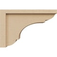 thumbnail image 3 of 5"W x 15"D x 10"H Classic Bryant Rough Cedar Woodgrain TimberThane Corbel, Primed Tan, 3 of 6