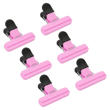

Uxcell 3 Plastic Storage Clips Clamp Sealing Bag File Photo Pink 8 Pack