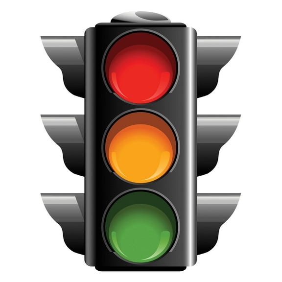 Wall Art Impressions 31x24in Traffic Light Photographic Print Poster clip art poster