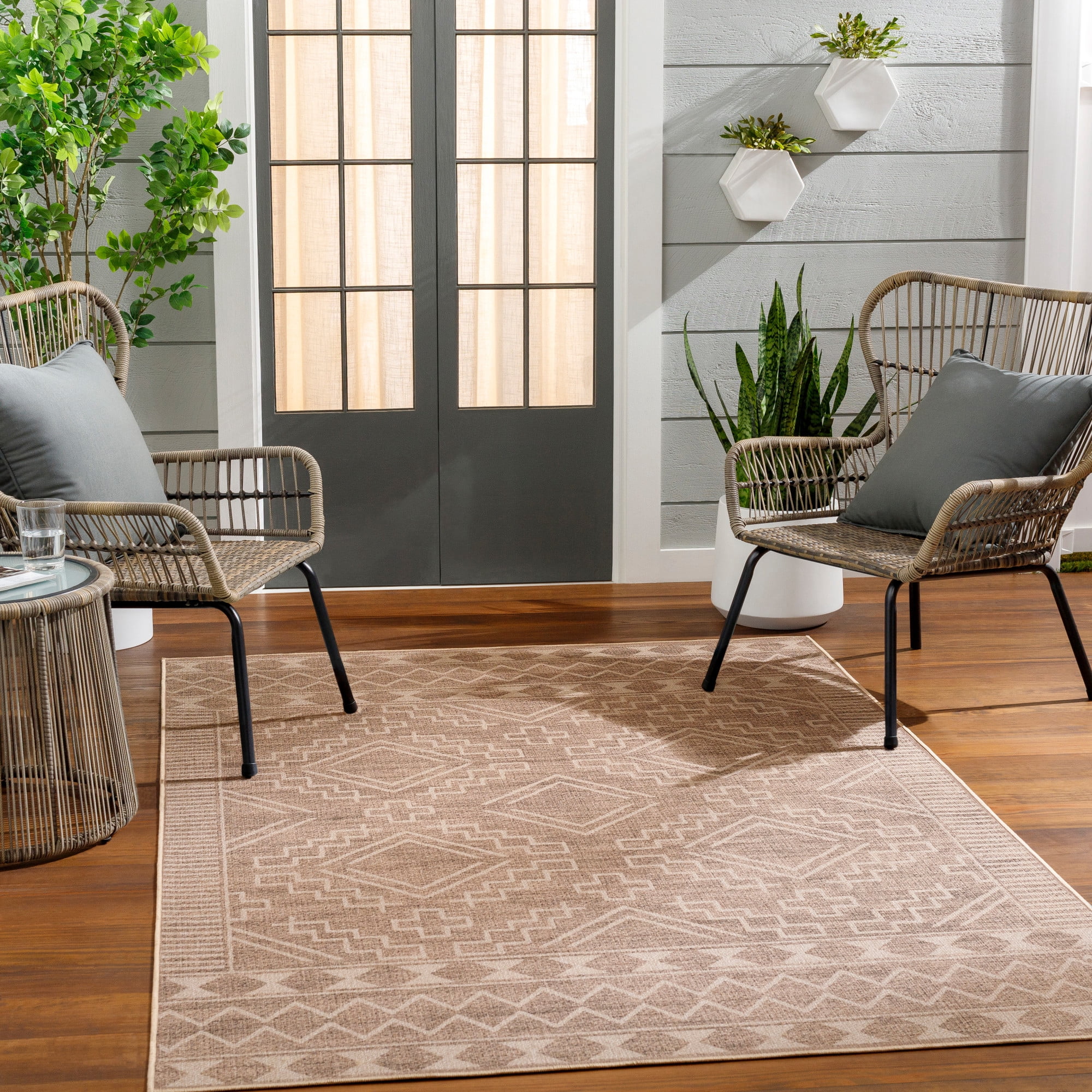 Artistic Weavers Ez Jute Machine Washable Area Rug, 2'6" x 8', Natural/White