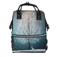 thumbnail image 1 of Disketp Winter Rabbit Mochila de Pañales de Gran Capacidad con Múltiples Bolsillos, Mochila de Viaje Multifuncional para Bebé, Unisex, Moderna y Resistente, 1 of 6