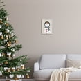 thumbnail image 5 of Stupell Industries Happy Smile Winter Snowman Holiday Painting White Framed Art Print Wall Art, 5 of 5