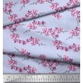 thumbnail image 2 of Soimoi Rayon Fabric Orchid Floral Print Sewing Fabric Yard 56 Inch Wide, 2 of 3