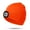 Orange, variant on Morttic Children Headlight Cap 4 LED Night Lighting Beanie Hat with Light USB Rechargeable Hat High Brightness Ultra Soft Clothing (Rose)
