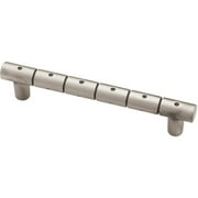 Liberty 96mm Ring and Dot Cabinet Pull, Brushed Satin Pewter