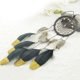 thumbnail image 4 of Doradas de material cuero PU 48 Plumas / Decoración / Yotijar Atrapasueños, 4 of 10