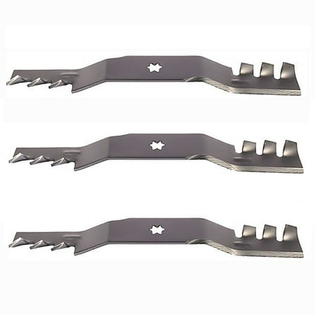 RAParts 3 Extreme Toothed Mulching Blades i1050 RZT50 SLT1050 LTX1050 ZTT50 R12809 Mower