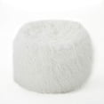thumbnail image 1 of Lycus Faux Fur Bean Bag Chair (White), 1 of 4