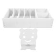 thumbnail image 1 of BESTYASH White Plastic Cash Tray Organizer for Desk Drawer with Multiple Compartments for Currency Sorting, 1 of 8
