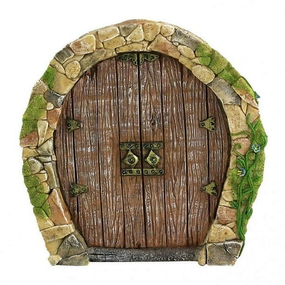 SDJMa Fairy Door Miniature Fairy Doors Kit for Walls and Trees,Fairy Doors for Trees Outdoor,Garden Statues Mini Fairy Doors Yard Art Sculpture for Outdoor Decorations