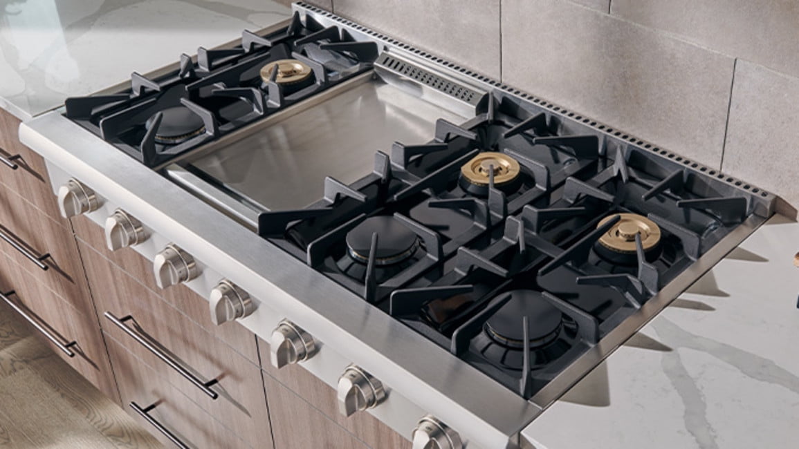 Thor HRT4806U 48" Professional Gas Rangetop In Stainless Steel