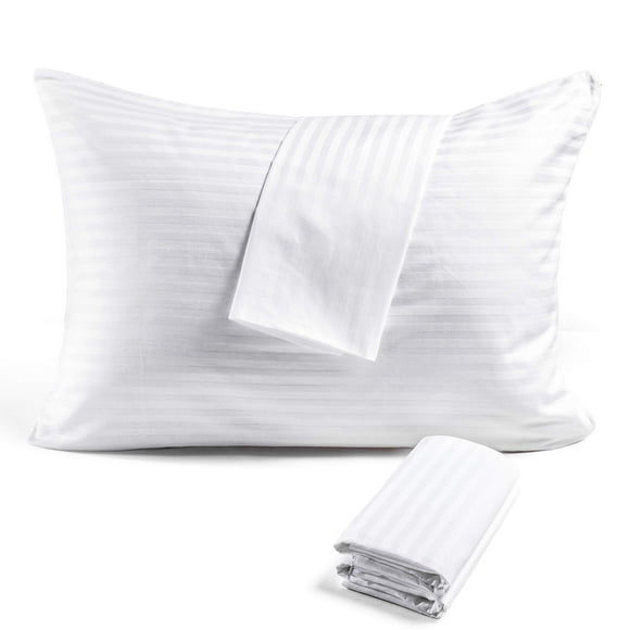 Protectores de almohada FAUNNA con cierre 100% algodón (20 x 26 cm), paquete de 4