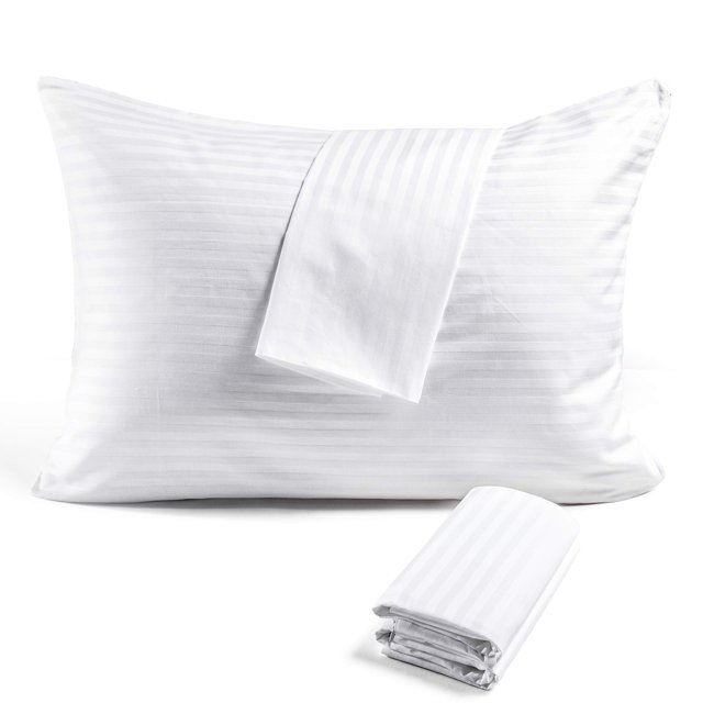 Protectores de almohada FAUNNA con cierre 100% algodón (20 x 26 cm), paquete de 4