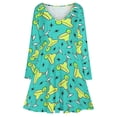 thumbnail image 3 of Margarita Time！ Long Sleeve Dresses For Women Vintage Elegant Party Dress Oversized V-neck Dress S-8XL, 3 of 7