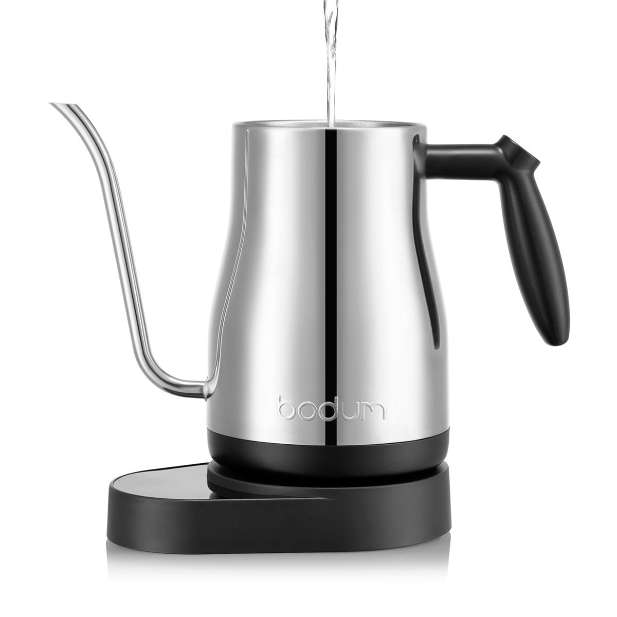 Bodum Bistro 34 oz Electric Temperature Control Gooseneck Water Kettle, Stainless Steel