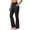 Black, variant on Rosvigor Flare Yoga Pants for Women High Waisted Leggings Tummy Control Workout Pants No Front Seam Trousers with Pockets