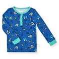 thumbnail image 4 of Sleep On It Infant & Toddler Boys 2-Piece Super Soft Jersey Snug-Fit Pajama Set with Matching Socks - Music , 4T, 4 of 5