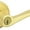 Satin Brass, variant on Kwikset 740Sel-S Sedona Single Cylinder Keyed Entry Door Lever Set - Nickel