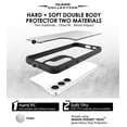 thumbnail image 3 of [PST] Samsung Galaxy S24 Plus Hard Case, Transparent Back Hard PC Matte TPU Hybrid Case Cover, 3 of 4