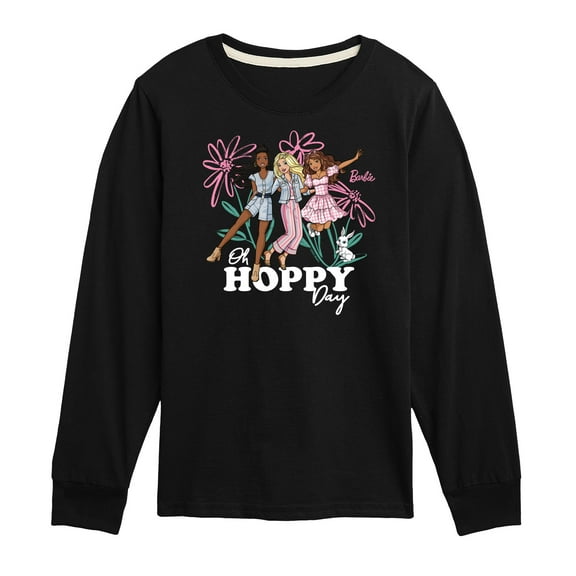 Barbie - Easter - Oh Hoppy Day - Toddler And Youth Long Sleeve Graphic T-Shirt